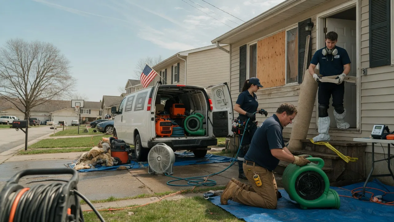Water Damage Restoration in Montour, IA near me